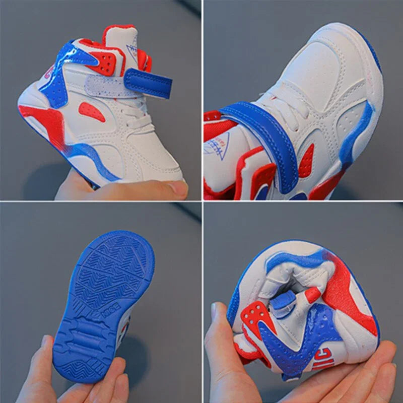 Kids Fashion High-top Sneakers for Boys Girls Shoes - GuGuTon baby store - Baby Fashion - Toddlers Outfits - Babies Outfits - Toddler Clothes - Kids Clothing - Newborn Clothes - Newborn Wear - Kids Wear - Trending Clothes - Trending Outfits - Fall Fashion - Winter Fashion - Girls Clothes - Boys Clothes - Babies Wear - Kids Accessories - KidsWear - Summer Clothes - Summer Fashion - Summer Trend - Falls Sweaters - Tops - Bottom - Jeans - Blouse - Dresses - Newborn Dresses - Toys