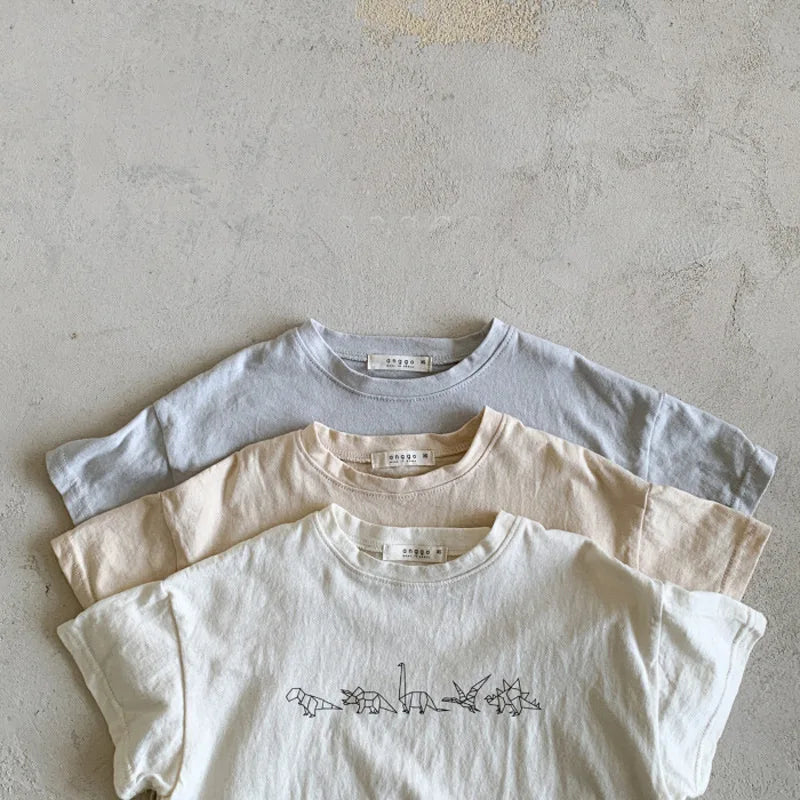 Libardo Casual Dinosaur Comfortable Thin T-shirt - GuGuTon baby store - Baby Fashion - Toddlers Outfits - Babies Outfits - Toddler Clothes - Kids Clothing - Newborn Clothes - Newborn Wear - Kids Wear - Trending Clothes - Trending Outfits - Fall Fashion - Winter Fashion - Girls Clothes - Boys Clothes - Babies Wear - Kids Accessories - KidsWear - Summer Clothes - Summer Fashion - Summer Trend - Falls Sweaters - Tops - Bottom - Jeans - Blouse - Dresses - Newborn Dresses - Toys