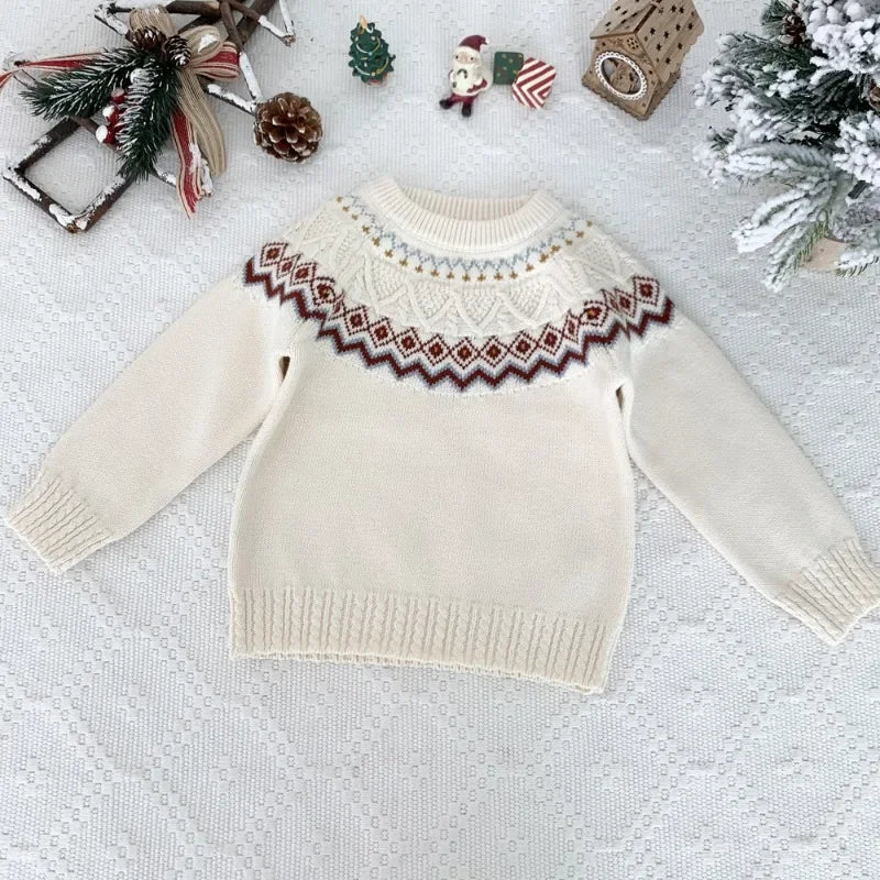 Benjamin Winter Jacquard Vintage Christmas Sweater