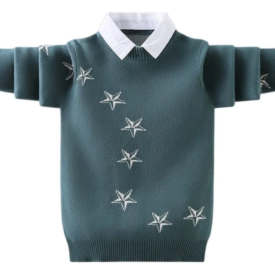 Andy Children Clothes Fashion Collar Sweaters
