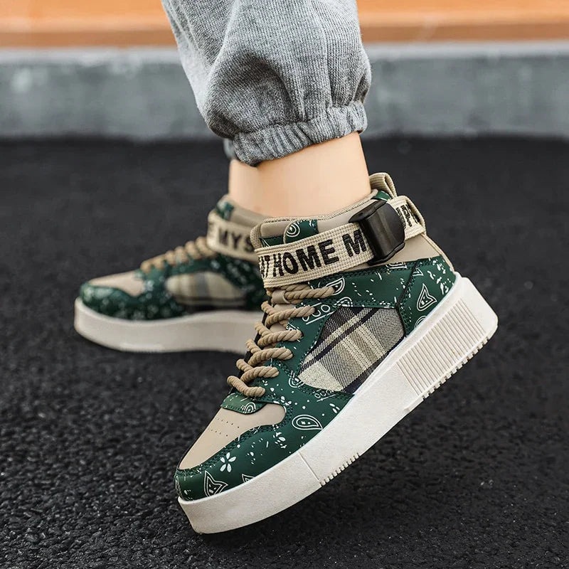 Brand Kids Sport Tennis Shoes Boys High Top Street - GuGuTon baby store - Baby Fashion - Toddlers Outfits - Babies Outfits - Toddler Clothes - Kids Clothing - Newborn Clothes - Newborn Wear - Kids Wear - Trending Clothes - Trending Outfits - Fall Fashion - Winter Fashion - Girls Clothes - Boys Clothes - Babies Wear - Kids Accessories - KidsWear - Summer Clothes - Summer Fashion - Summer Trend - Falls Sweaters - Tops - Bottom - Jeans - Blouse - Dresses - Newborn Dresses - Toys