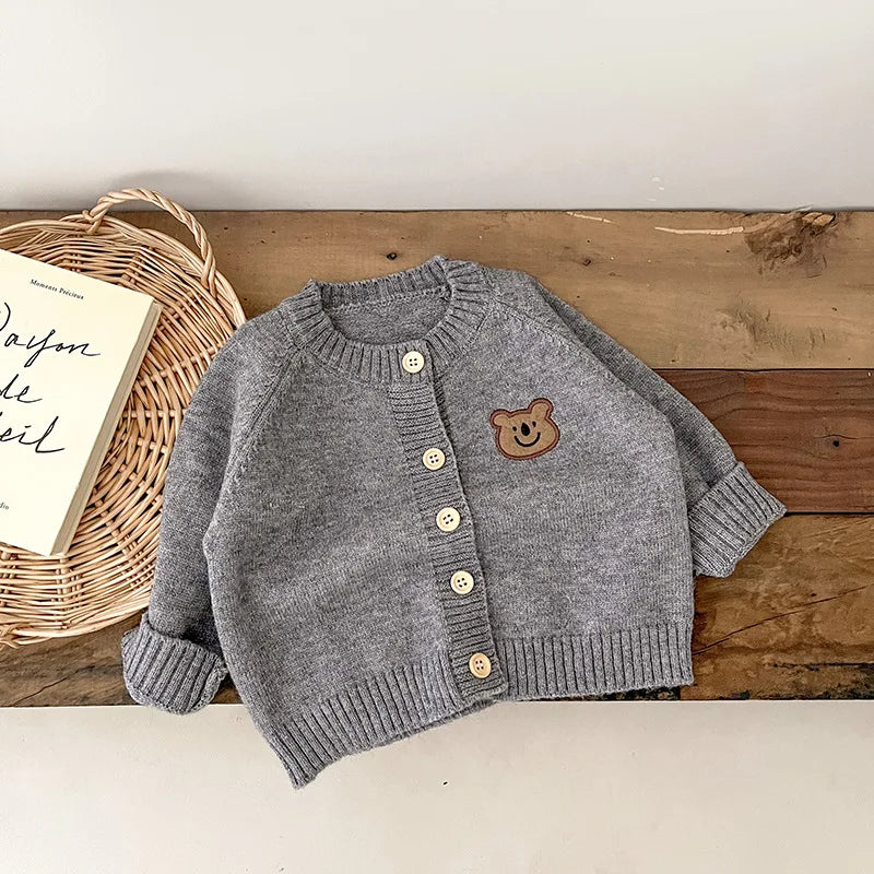 Bryant Cute Bear Knitted Clothes Sweater - GuGuTon baby store - Baby Fashion - Toddlers Outfits - Babies Outfits - Toddler Clothes - Kids Clothing - Newborn Clothes - Newborn Wear - Kids Wear - Trending Clothes - Trending Outfits - Fall Fashion - Winter Fashion - Girls Clothes - Boys Clothes - Babies Wear - Kids Accessories - KidsWear - Summer Clothes - Summer Fashion - Summer Trend - Falls Sweaters - Tops - Bottom - Jeans - Blouse - Dresses - Newborn Dresses - Toys