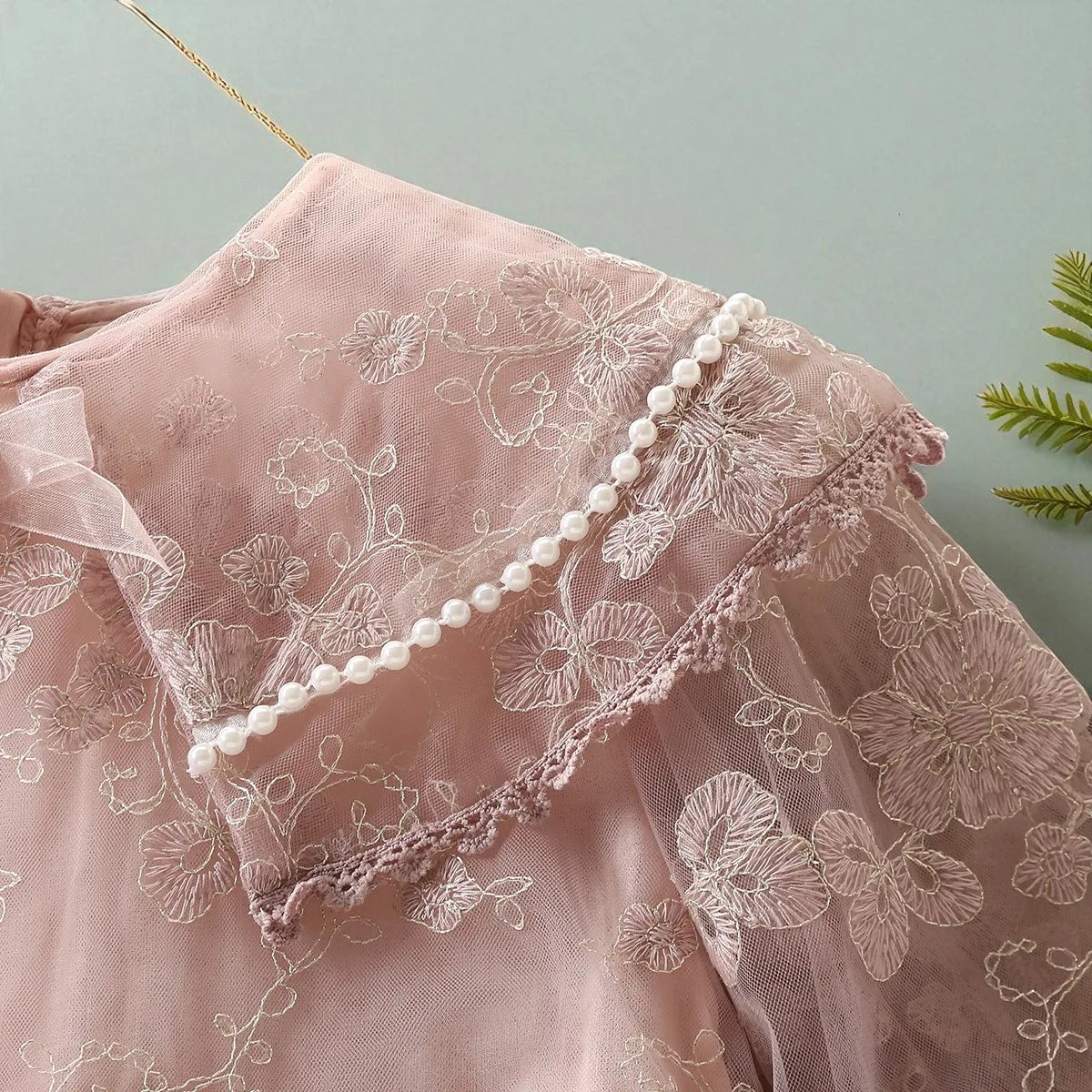 Kids Lace Dresses for Girls Princess Flower Dress Pink Baby Outfits