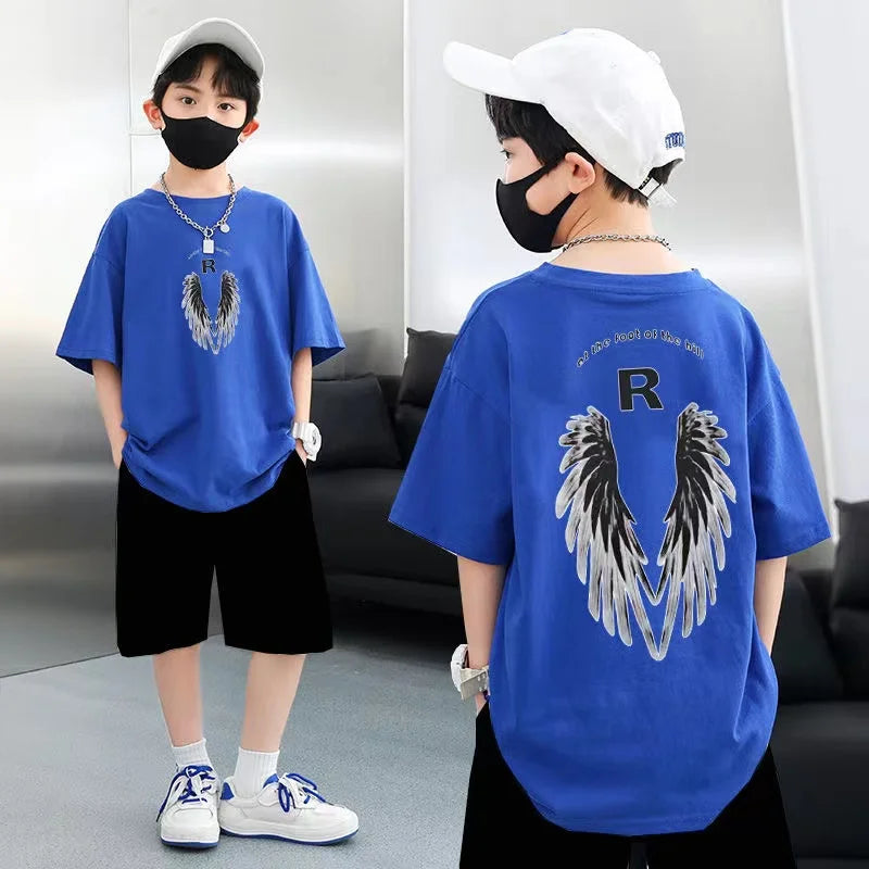 Jhonny Wing Printed Short Sleeve Tees