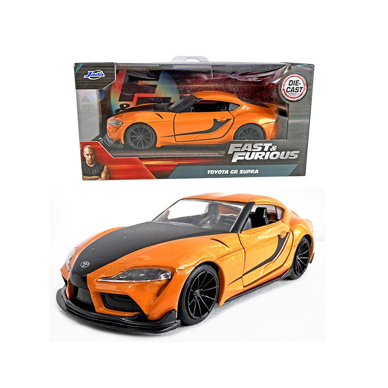 JADA 1:32 Diecast Alloy Car Model Fast Furious Jurassic Back Future Metal Toy Vehicle Collection Kids Gift Official Licensed