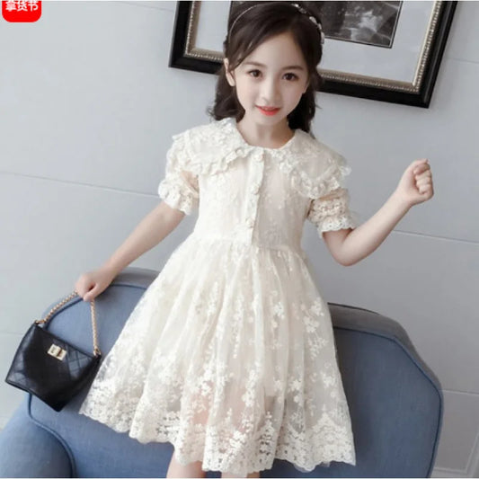 Children's Dress New Summer Korean Style Girls' Fashionable Western Style