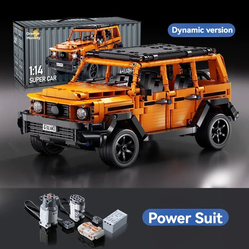 NEW Technical Super Car G Class Off Road Vehicle Building Blocks Creative Desktop Model  Birthday Halloween Christmas gifts Kids