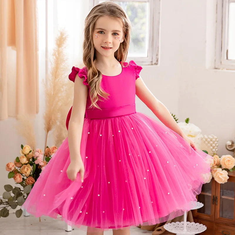 New Girls Puffy Dress Summer Tulle Fashion Little Princess Dress