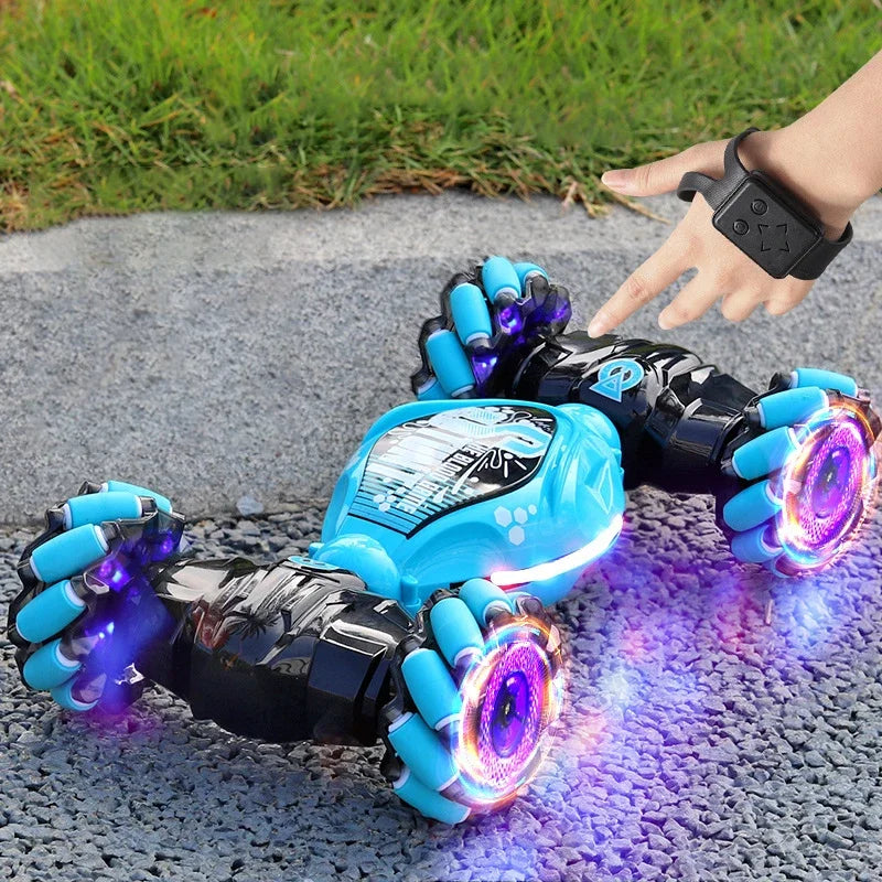4WD RC Drift Car with Dual Control - 2.4G Gesture & Radio Remote
