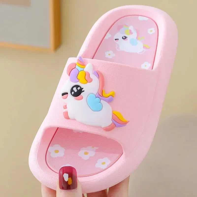 Channel Unicorn Dream Kids Slippers Soft 2-6 Years