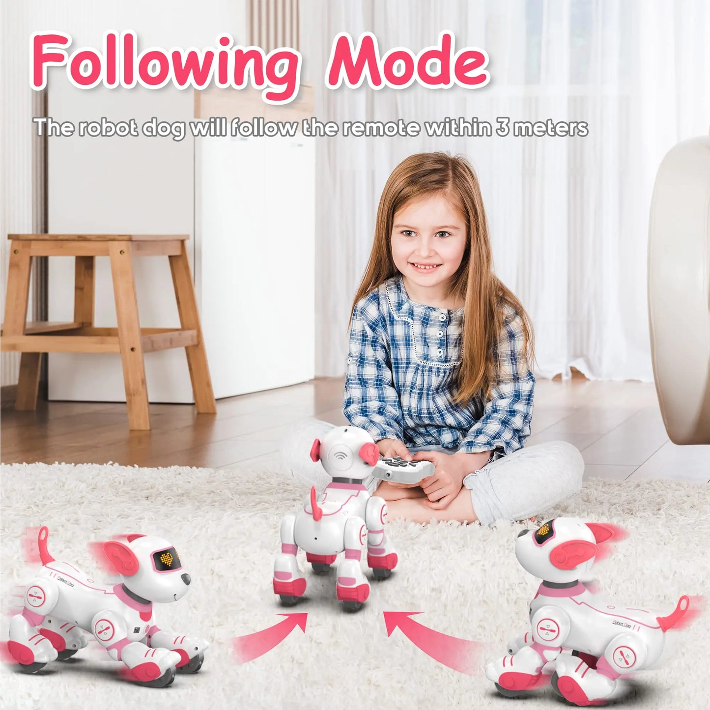 Intelligent Robot Dog Remote Control Electronic Smart Programmable Puppy Kid Gift