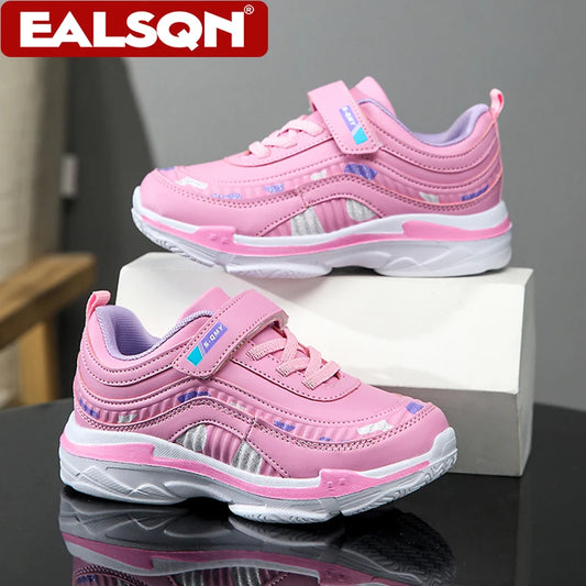 Girls Running Shoes Kids Sports Casual Sneakers Breathable Lightweight