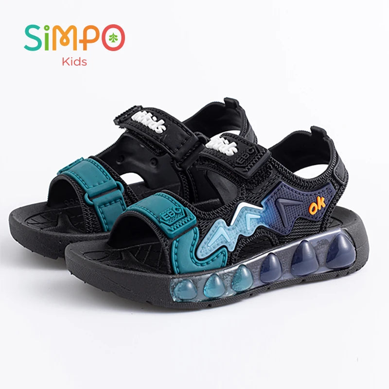 Children' Fashion Sport Sandals Geometric Patterns Breathable Shoes