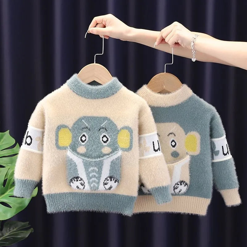 Morris New Warm Children's Sweater - GuGuTon baby store - Baby Fashion - Toddlers Outfits - Babies Outfits - Toddler Clothes - Kids Clothing - Newborn Clothes - Newborn Wear - Kids Wear - Trending Clothes - Trending Outfits - Fall Fashion - Winter Fashion - Girls Clothes - Boys Clothes - Babies Wear - Kids Accessories - KidsWear - Summer Clothes - Summer Fashion - Summer Trend - Falls Sweaters - Tops - Bottom - Jeans - Blouse - Dresses - Newborn Dresses - Toys