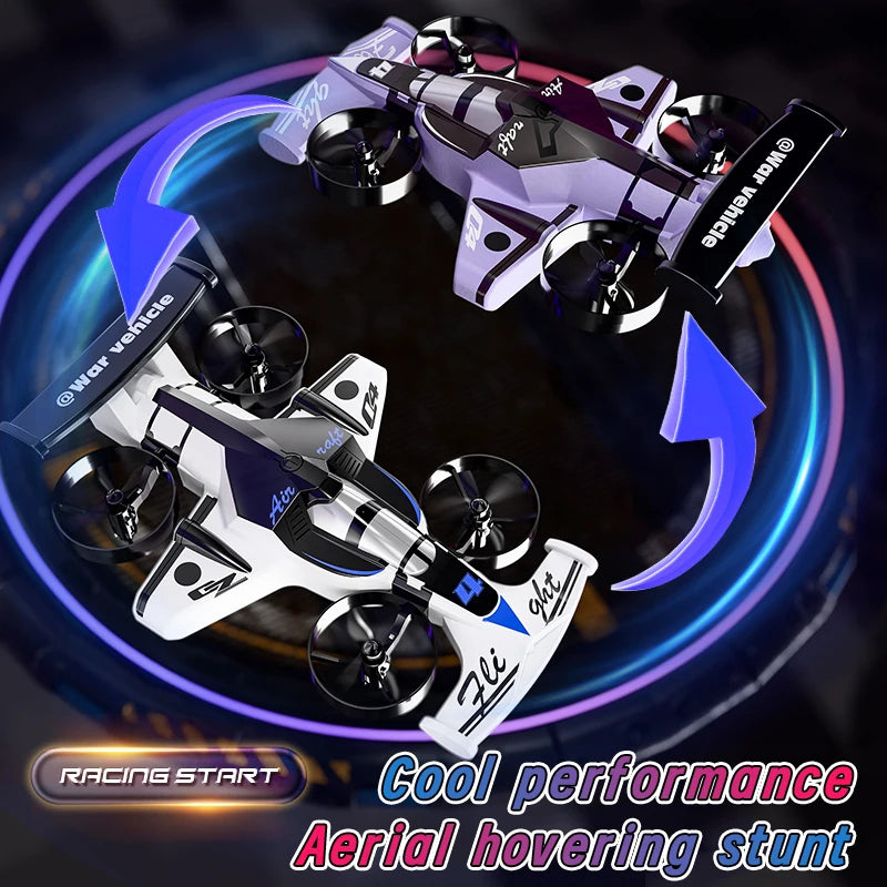 2 in 1 RC Drone Car Dual Mode Rechargeable Remote Control Aircraft