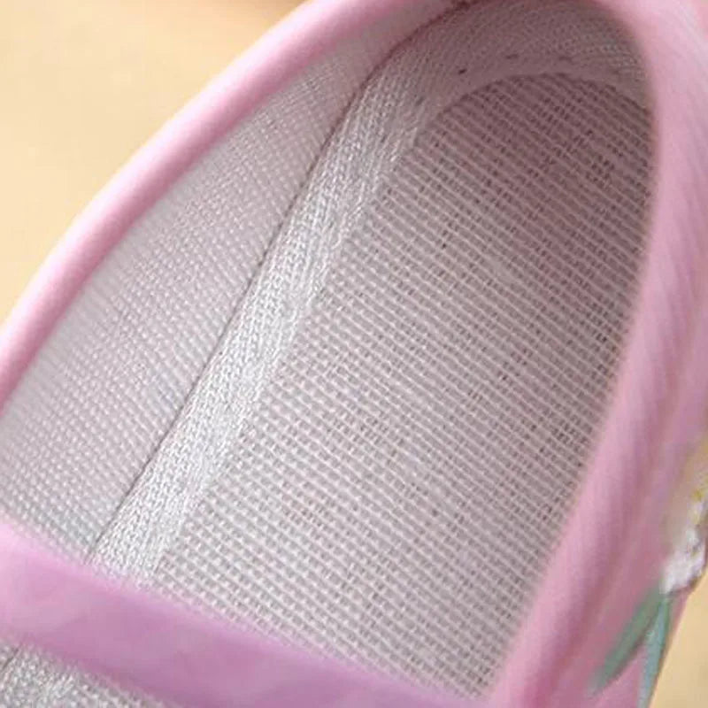 New Kids Shoes For Girl Children's Embroidered Cloth Shoes Chinese Style Girls Shoes Festival Loafers Ballet Flats CSH1440