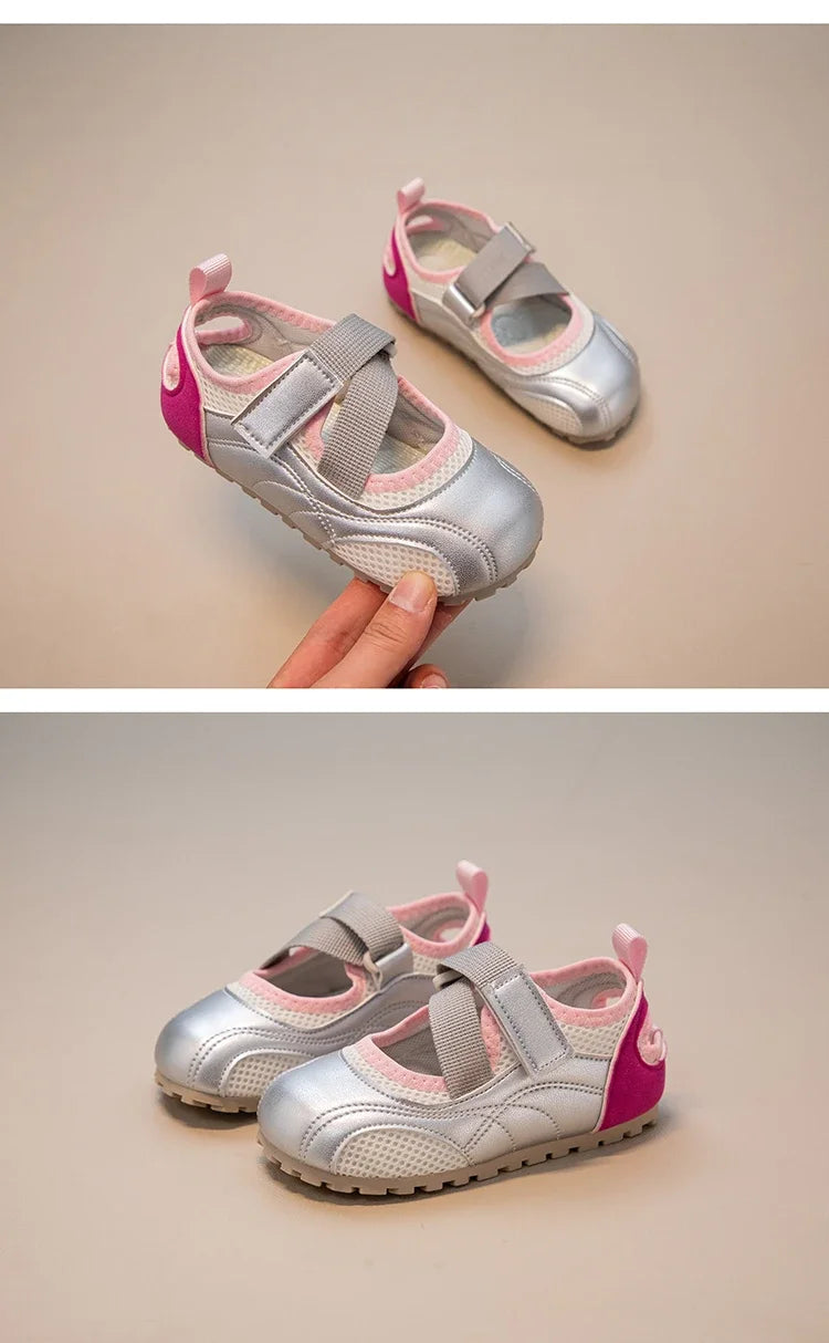New Spring New Children Casual Shoes for Girls Non-Slip Breathable Casual Toddler Footwear Shoes for Daily Wear Soft Comfortable