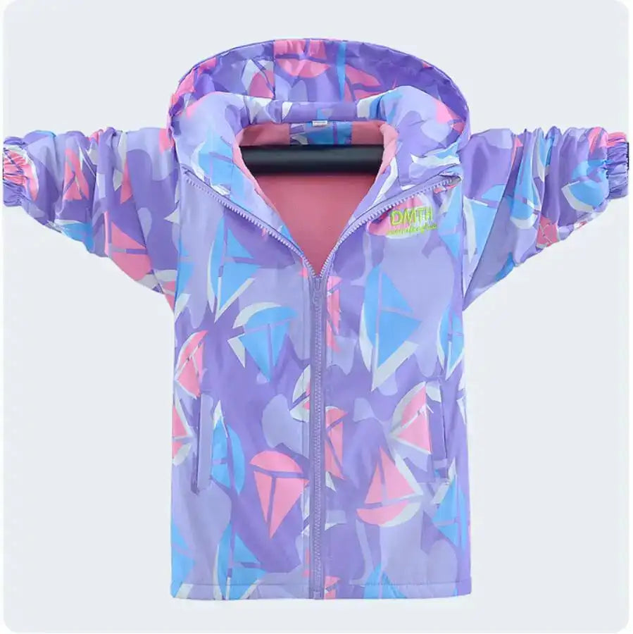 Kirsys Polar Fleece Outdoor Jacket Thickened Hooded Windbreaker