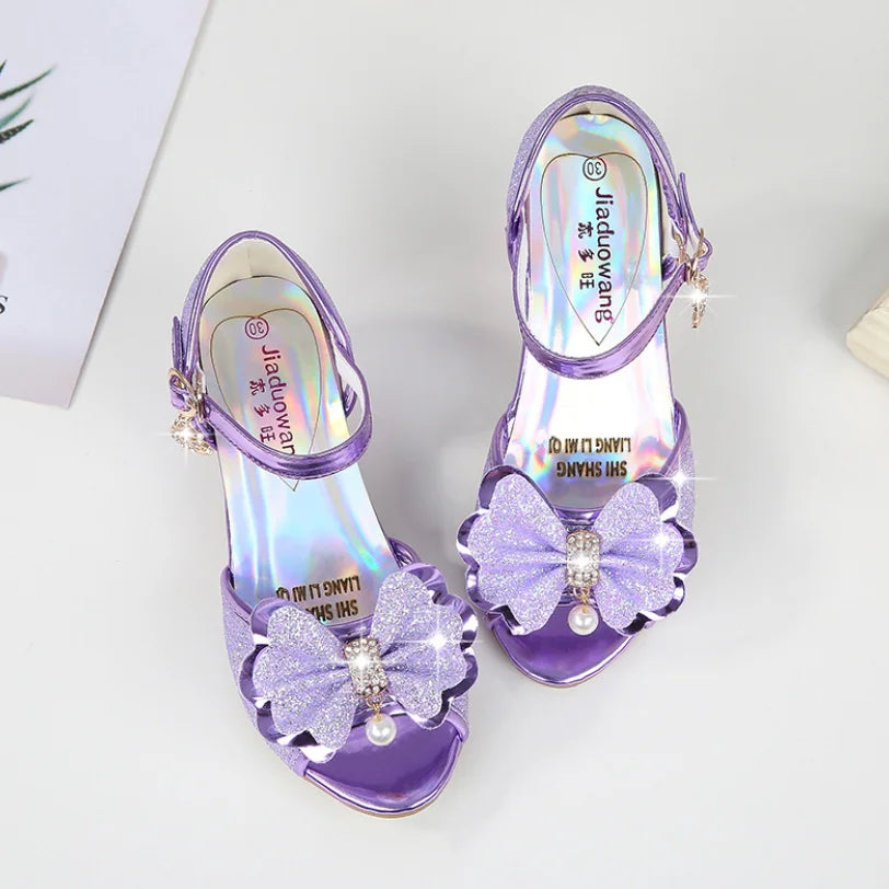 10 Colors Children Princess Sandals Kids Girls Wedding Shoes