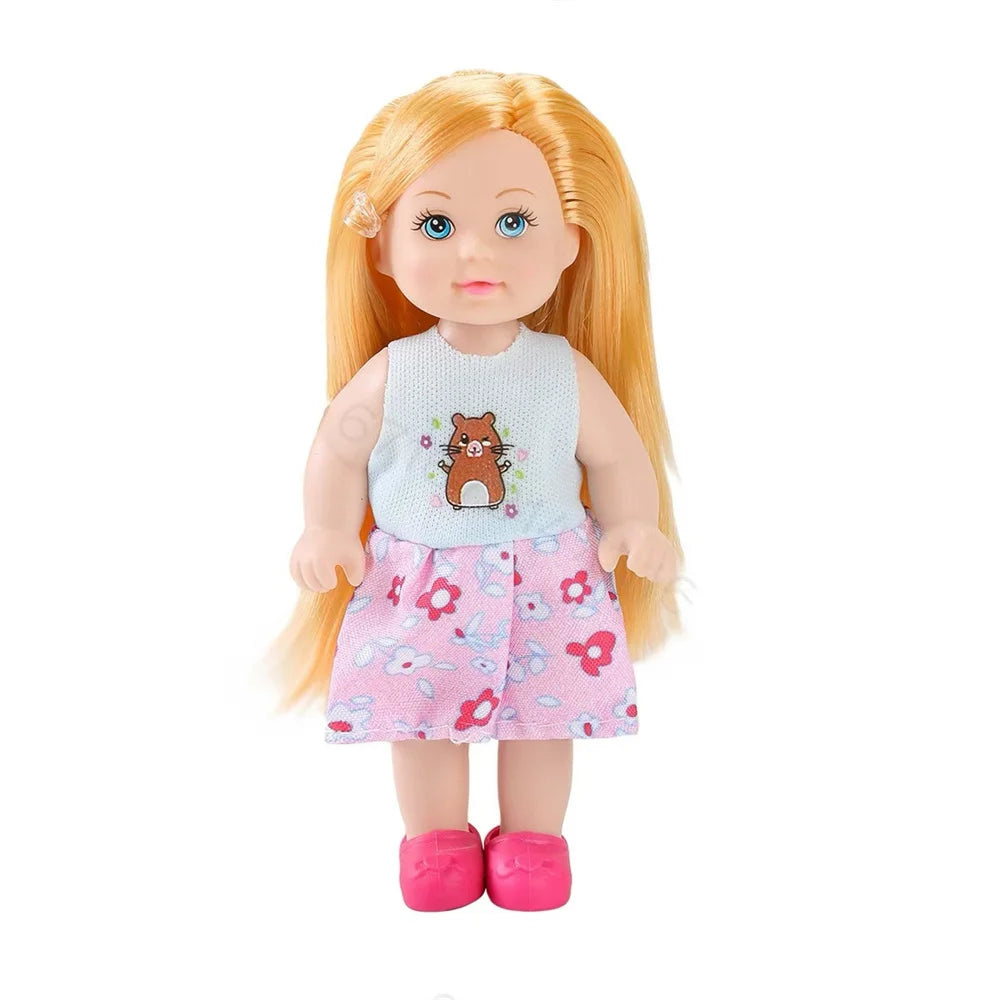Multi style set with optional mini baby palm dolls, girl player toys, gifts