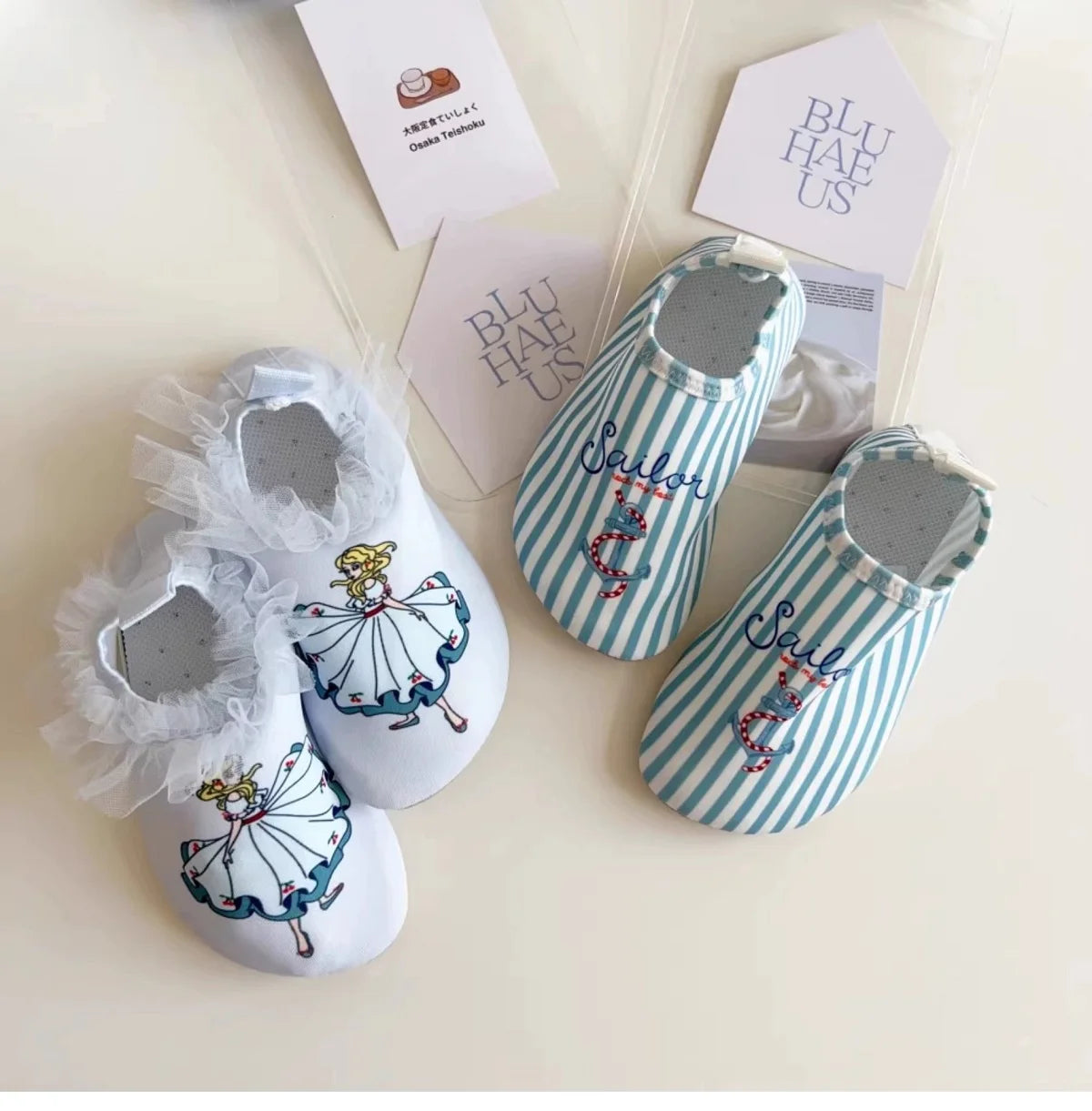 New Baby Boy Girl Beach Shoes KS Children Print Water Sports Sneakers Swimming Aqua Barefoot Shoes Kids Indoor Outdoor Slippers