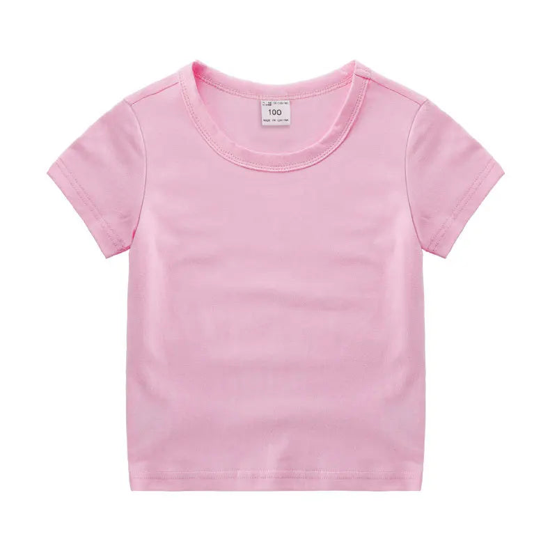 Abigail Summer Kids Sleeve T-Shirt Girls Cotton pure color - GuGuTon baby store - Baby Fashion - Toddlers Outfits - Babies Outfits - Toddler Clothes - Kids Clothing - Newborn Clothes - Newborn Wear - Kids Wear - Trending Clothes - Trending Outfits - Fall Fashion - Winter Fashion - Girls Clothes - Boys Clothes - Babies Wear - Kids Accessories - KidsWear - Summer Clothes - Summer Fashion - Summer Trend - Falls Sweaters - Tops - Bottom - Jeans - Blouse - Dresses - Newborn Dresses - Toys