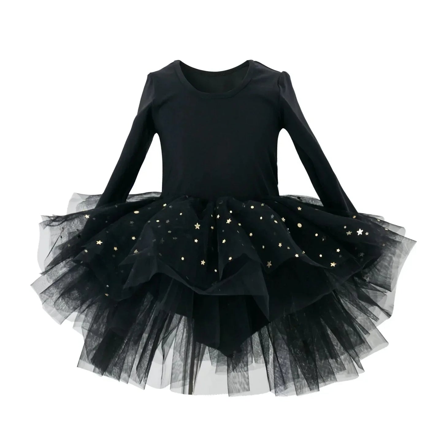 Baby Girl Princess Tutu Dress Long Sleeves Ballet Dress