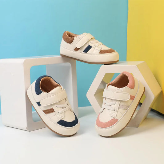 0-5 Years New Baby Shoes For Boy Leather Toddler Barefoot Shoes Soft Sole Outdoor Kids