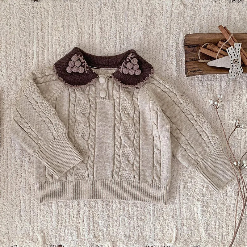 Marlon Winter Kids Clothes Toddler Sweaters - GuGuTon baby store - Baby Fashion - Toddlers Outfits - Babies Outfits - Toddler Clothes - Kids Clothing - Newborn Clothes - Newborn Wear - Kids Wear - Trending Clothes - Trending Outfits - Fall Fashion - Winter Fashion - Girls Clothes - Boys Clothes - Babies Wear - Kids Accessories - KidsWear - Summer Clothes - Summer Fashion - Summer Trend - Falls Sweaters - Tops - Bottom - Jeans - Blouse - Dresses - Newborn Dresses - Toys