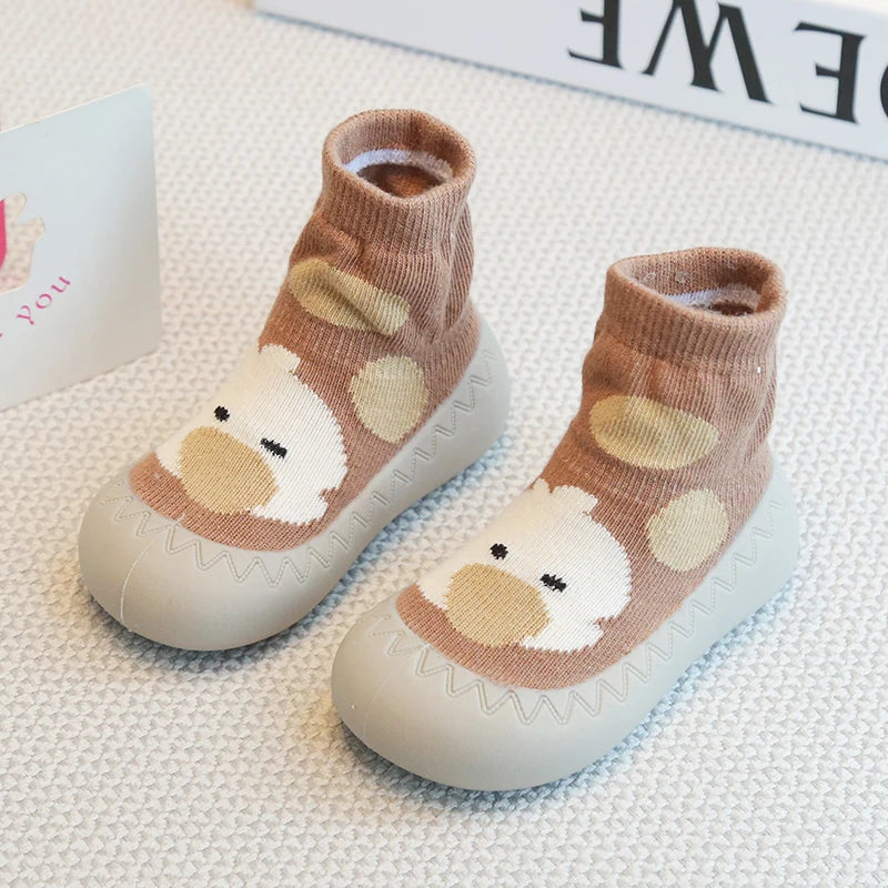 Theo Baby Shoes for Toddlers - Cartoon Soft Rubber Sole