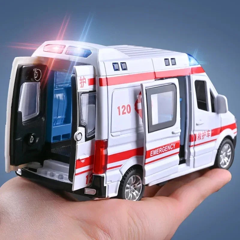 Diecast Ambulance Fire-Truck Policecar Model