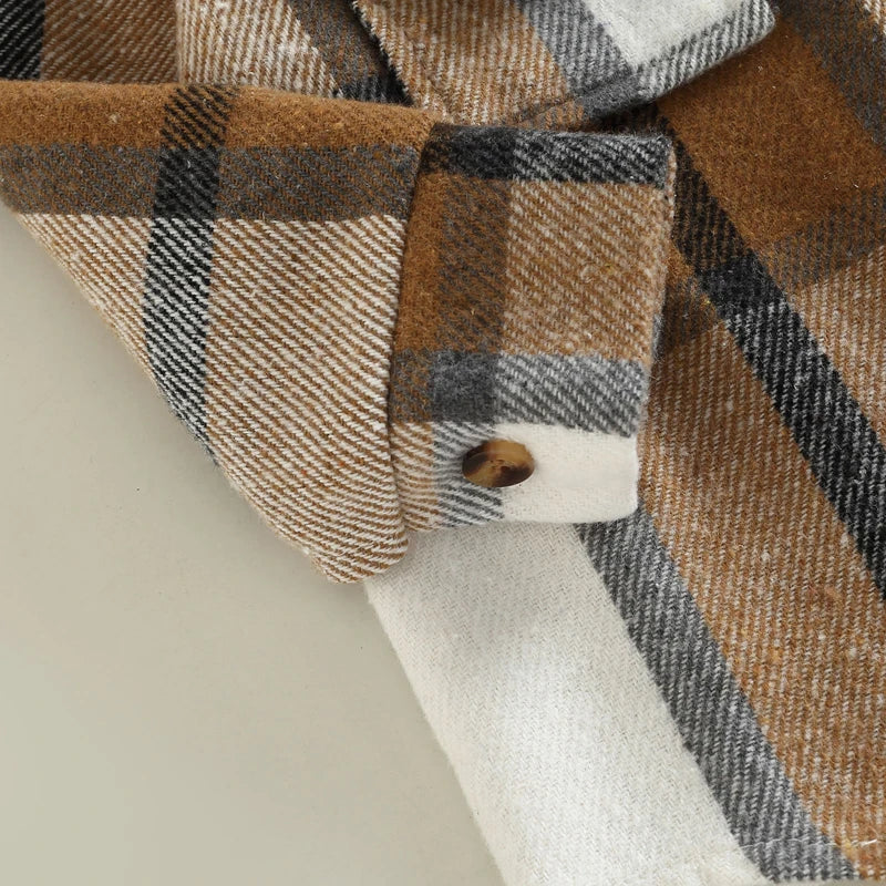 Albert Button Down Kids Long Sleeve Shirt - GuGuTon baby store - Baby Fashion - Toddlers Outfits - Babies Outfits - Toddler Clothes - Kids Clothing - Newborn Clothes - Newborn Wear - Kids Wear - Trending Clothes - Trending Outfits - Fall Fashion - Winter Fashion - Girls Clothes - Boys Clothes - Babies Wear - Kids Accessories - KidsWear - Summer Clothes - Summer Fashion - Summer Trend - Falls Sweaters - Tops - Bottom - Jeans - Blouse - Dresses - Newborn Dresses - Toys