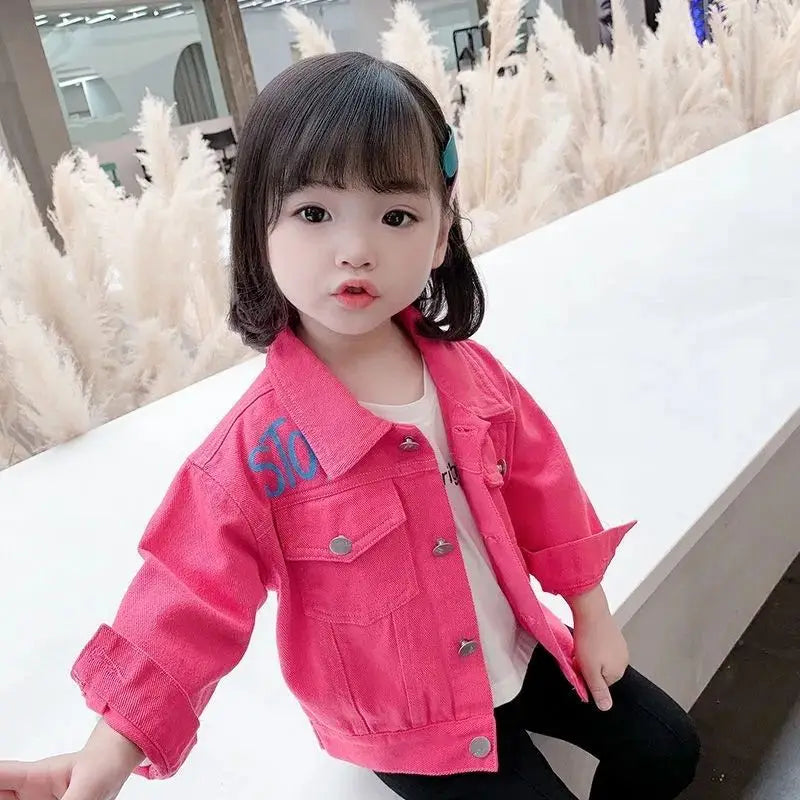 Yanisa Spring and Autumn Girls Jacket Casual