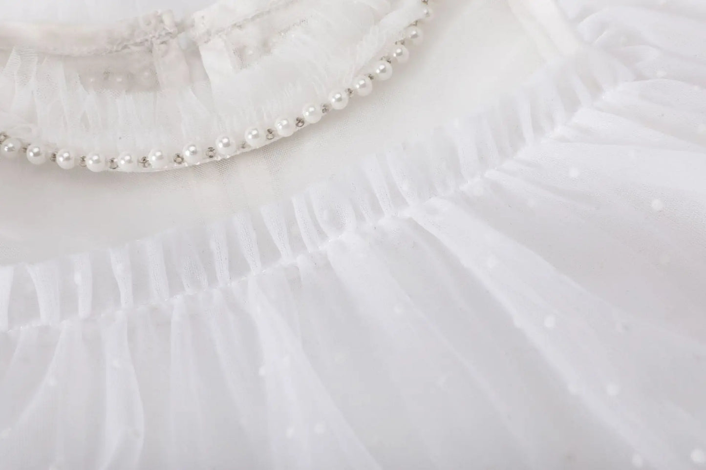 Girl Princess Dress 3 4 5 6 7years Round Collar Long Sleeves Baby Party Dress