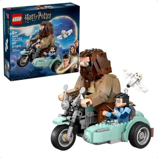 Hagrid Harry Motorcycle Toy Building Kit for Kids 9+