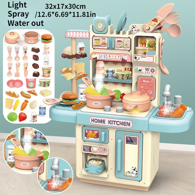 Large Children Simulation Kitchen Toy Lampligh Sound Effect - GuGuTon