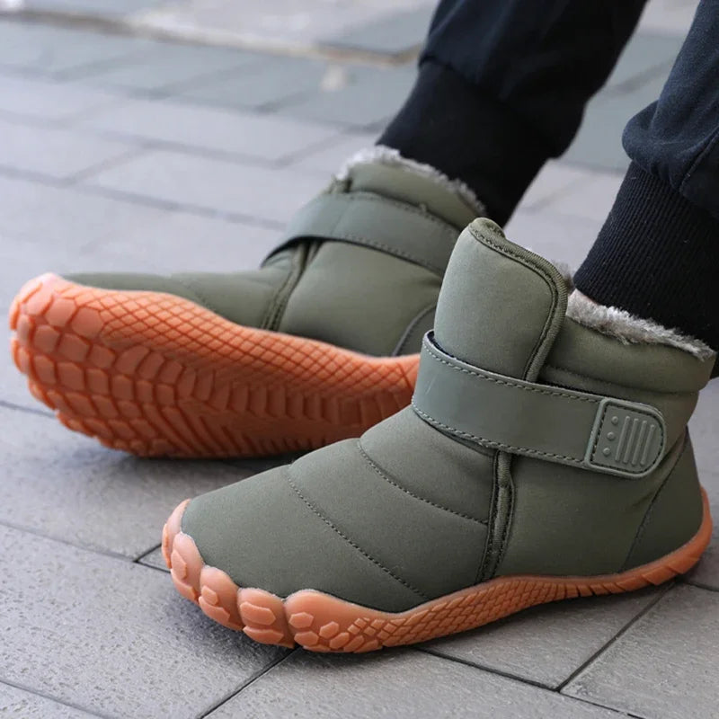 Children Snow Boots Girls Winter Minimalist Waterproof Sneakers
