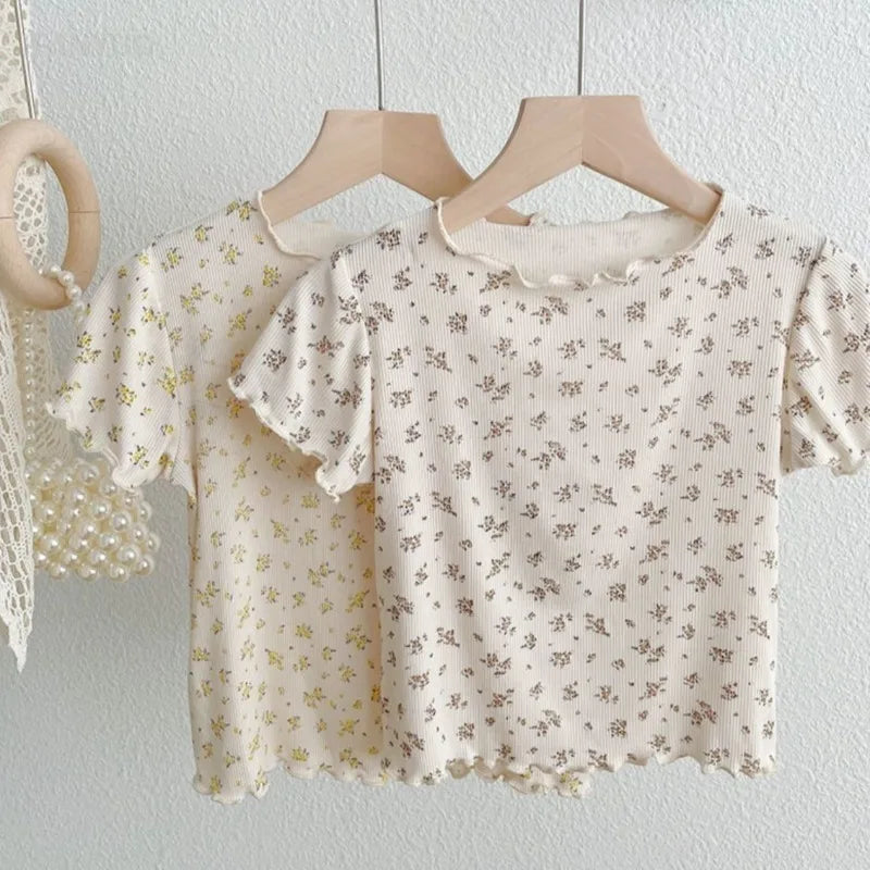Anastasia Versatile Ruffled Edge Short Sleeve Tops