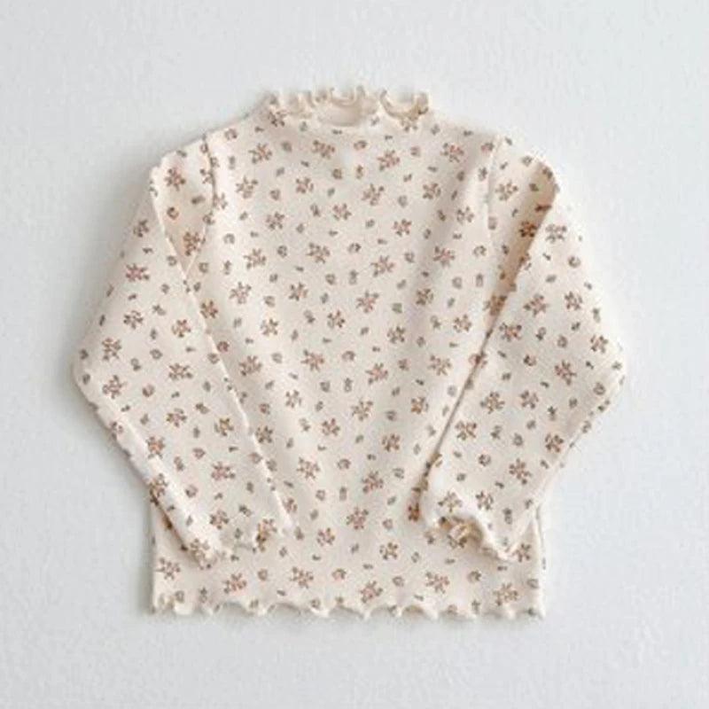 Lucía Autumn Girl Baby Sleeves Bottoming Children Ribbed - GuGuTon baby store - Baby Fashion - Toddlers Outfits - Babies Outfits - Toddler Clothes - Kids Clothing - Newborn Clothes - Newborn Wear - Kids Wear - Trending Clothes - Trending Outfits - Fall Fashion - Winter Fashion - Girls Clothes - Boys Clothes - Babies Wear - Kids Accessories - KidsWear - Summer Clothes - Summer Fashion - Summer Trend - Falls Sweaters - Tops - Bottom - Jeans - Blouse - Dresses - Newborn Dresses - Toys