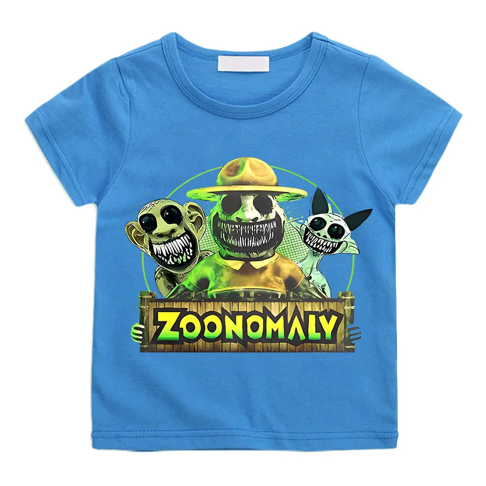 David Game Zoonomaly Cartoon Clothes Cotton Tees - GuGuTon baby store - Baby Fashion - Toddlers Outfits - Babies Outfits - Toddler Clothes - Kids Clothing - Newborn Clothes - Newborn Wear - Kids Wear - Trending Clothes - Trending Outfits - Fall Fashion - Winter Fashion - Girls Clothes - Boys Clothes - Babies Wear - Kids Accessories - KidsWear - Summer Clothes - Summer Fashion - Summer Trend - Falls Sweaters - Tops - Bottom - Jeans - Blouse - Dresses - Newborn Dresses - Toys