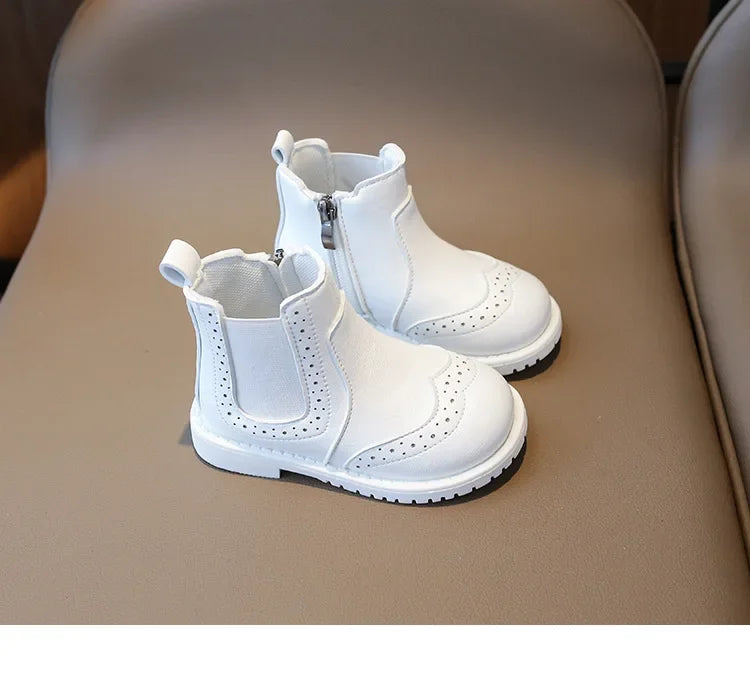 Versatile Baby Girl Boot Must-have Outdoor Lounging for Spring Autumn Clssic Princess Chelsea Short Boots Shoes