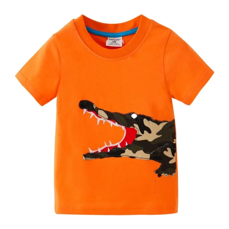 Richard Cartoon Printed Short Sleeve Tees