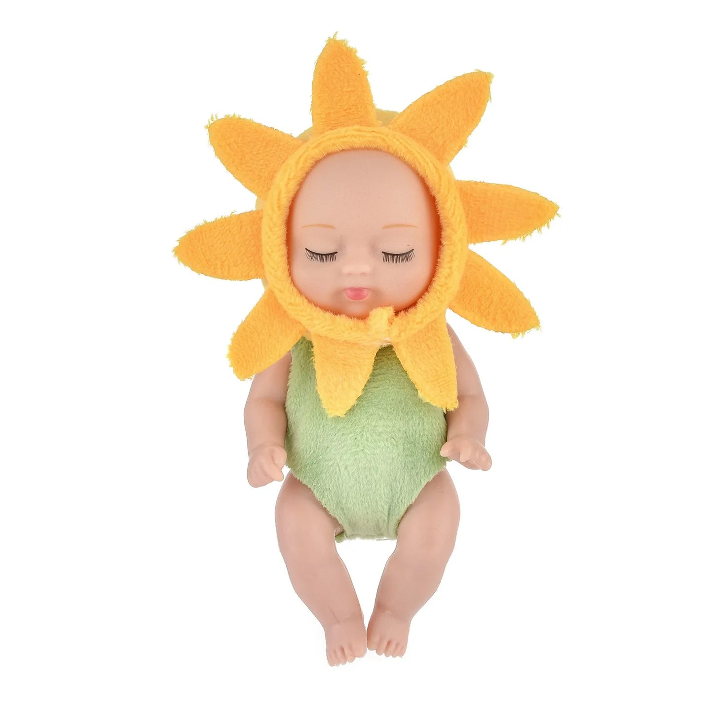 6 Pc Box Set Mini Baby Doll Easter Doll Tiny Reborn Cute Baby Doll Birthday Gift Set Girls Sleep BJD Doll Jungle Set