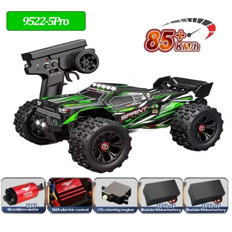 SCY 9522PRO 1:16 Brushless RC Car 85KM/H High Speed 4WD Off-Road Drift Racing Car Professional Remote Control Car vs SG116MAX