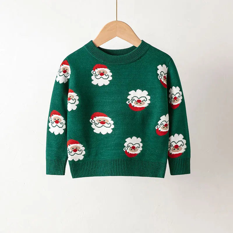 Estevan Christmas Warm Bottom Pullover Sweater