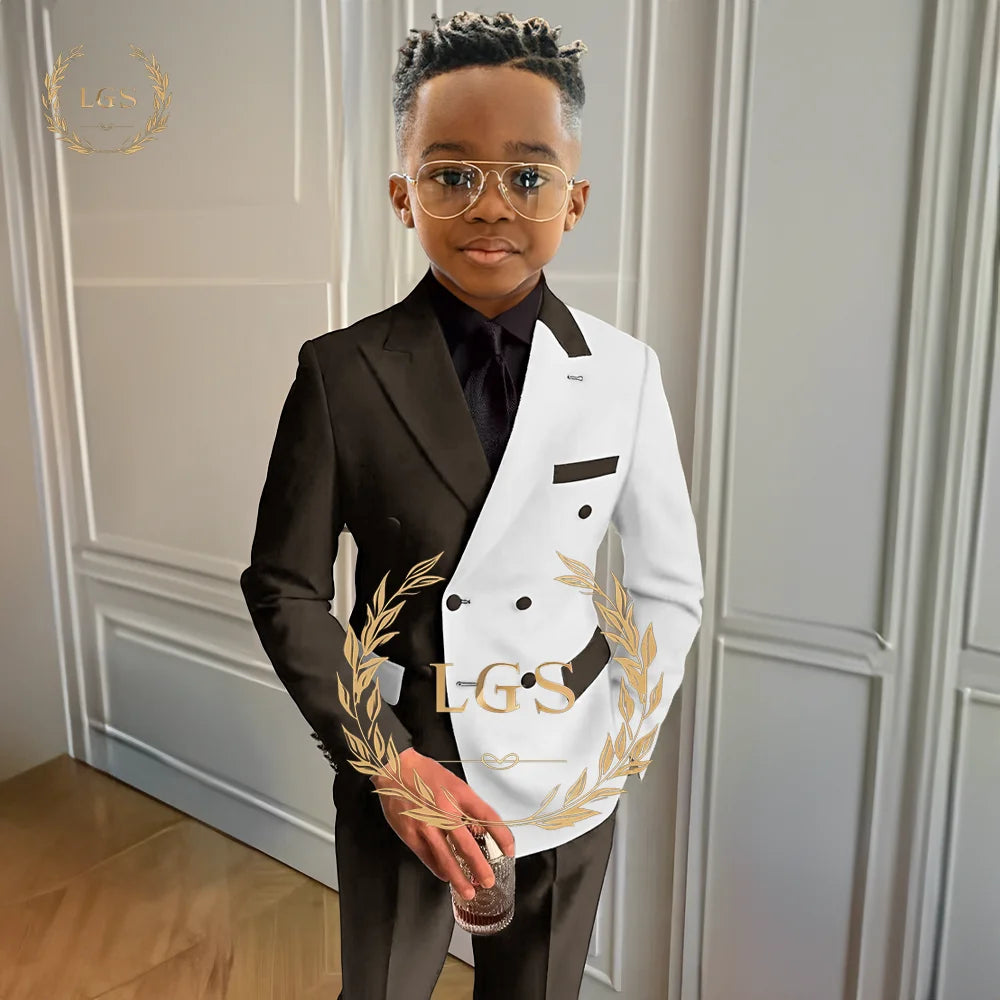 Hugo Boys Formal Elegant Suit 2 Piece Set (Jacket and Pants) Kids Wedding - GuGuTon baby store - Baby Fashion - Toddlers Outfits - Babies Outfits - Toddler Clothes - Kids Clothing - Newborn Clothes - Newborn Wear - Kids Wear - Trending Clothes - Trending Outfits - Fall Fashion - Winter Fashion - Girls Clothes - Boys Clothes - Babies Wear - Kids Accessories - KidsWear - Summer Clothes - Summer Fashion - Summer Trend - Falls Sweaters - Tops - Bottom - Jeans - Blouse - Dresses - Newborn Dresses - Toys