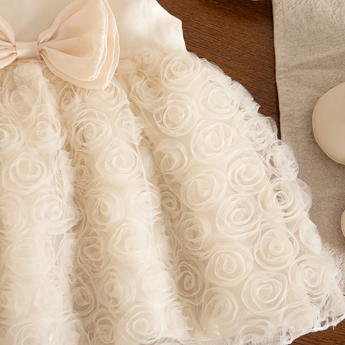Baby Girls' Dress Summer Cute Flower Bowknot Baby Dress Sweet Princess Dress