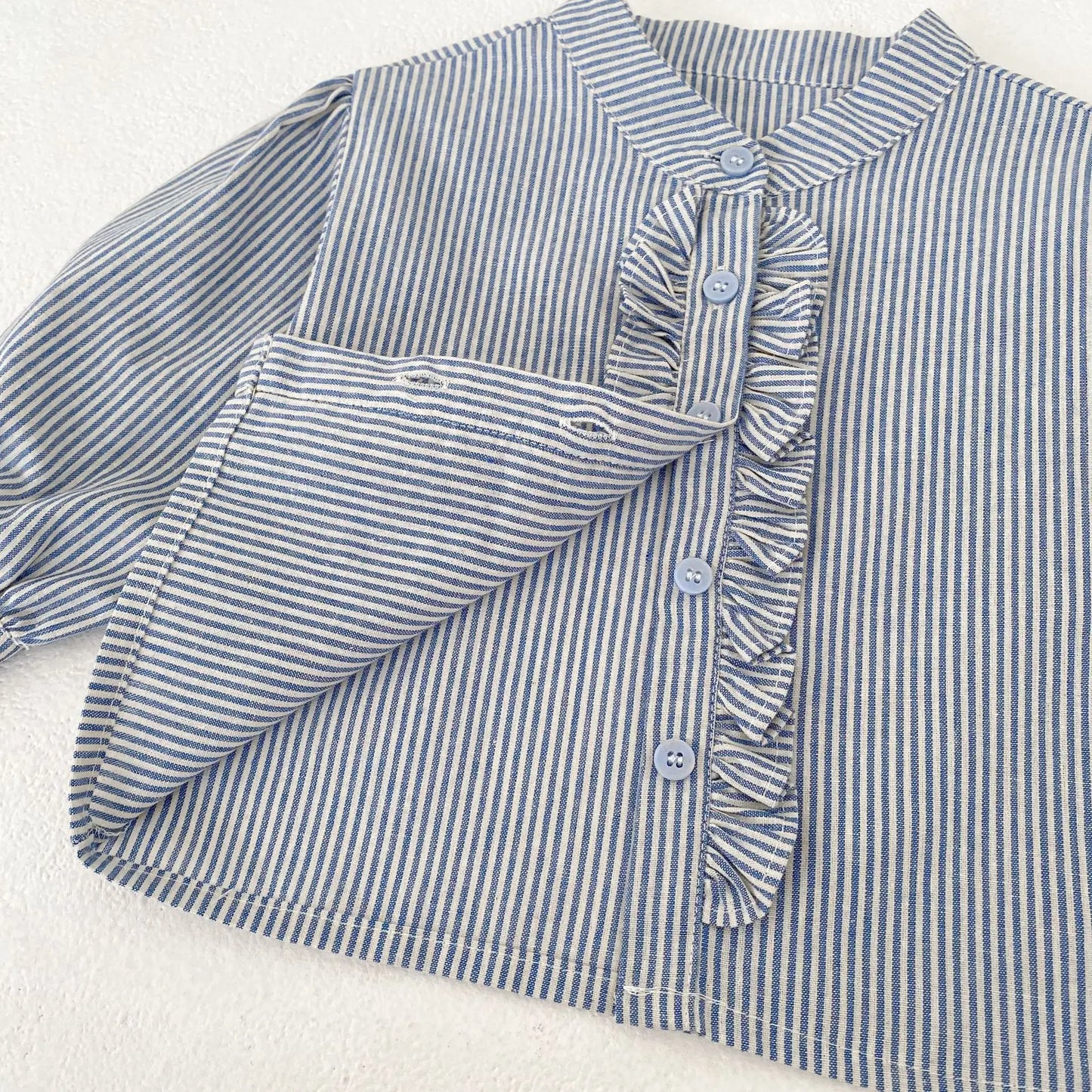 Striped Long Sleeve Top for Girls | Olga by GuGuTon