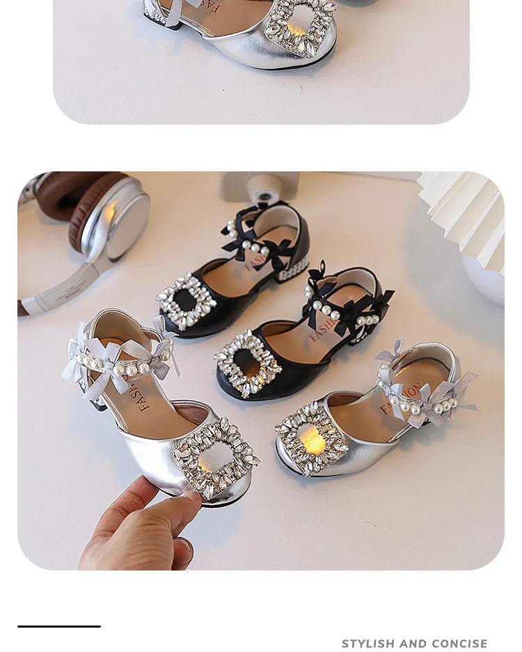 Girls' Princess High Heels 2025 Summer New Fashion