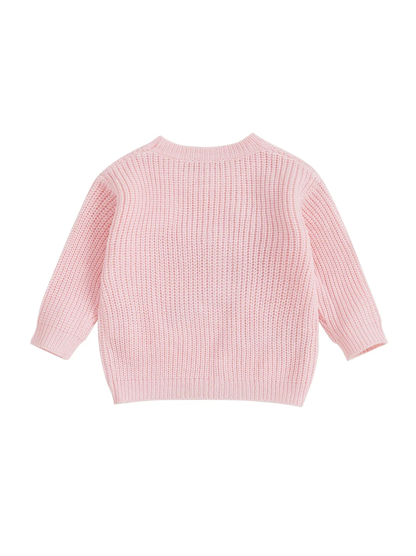 Urna Sweater Long Sleeve Round Neck Letter Boo